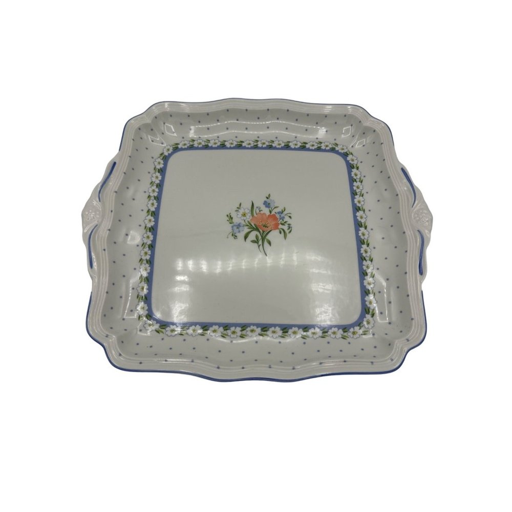 Villeroy and Boch Romantica Small Square Plate Platter 9.75 x 8.75